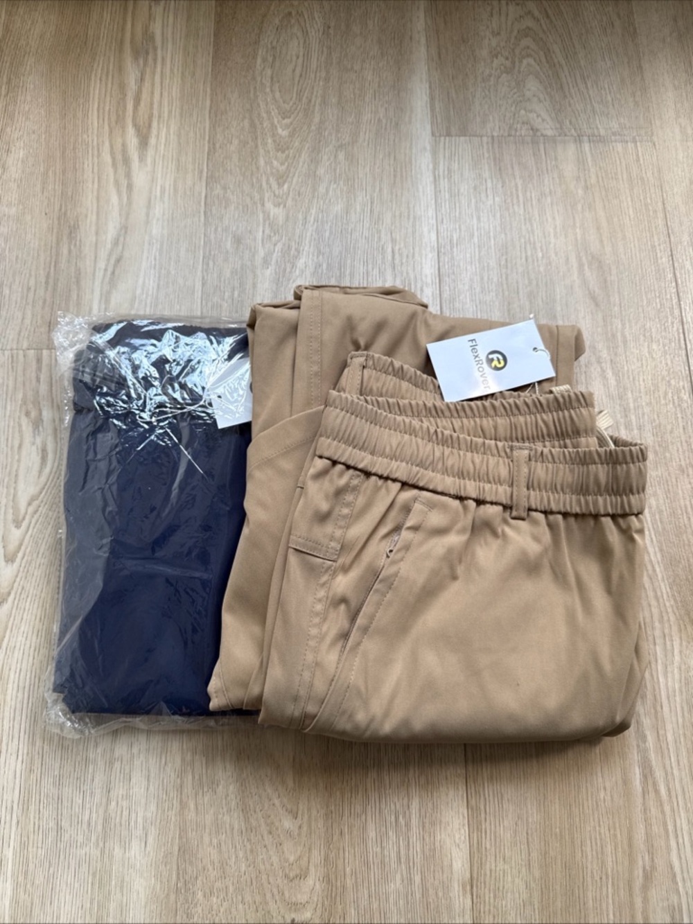 2 PAIR FlexRover Ultra Comfort Cargo Pants Flex Fit MultiPocket Pant 2XL